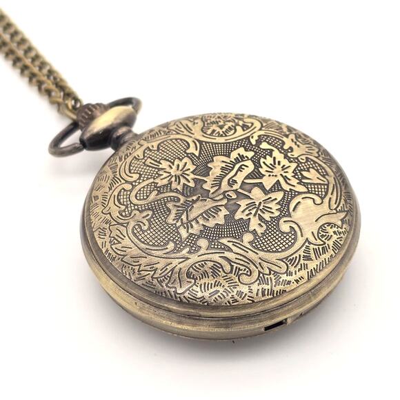 Fantasy Train Portal Pocket Watch – Personalized Magic Platform Design Vintage - Picture 5 of 11